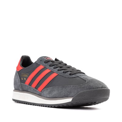 Adidas Originals SL 72 Carbon Real Coral Grey Six Men s Shoes Grey Red Size 11.5