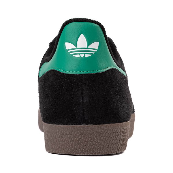 alternate view Mens adidas Gazelle Athletic Shoe - Black / Court Green / GumALT4