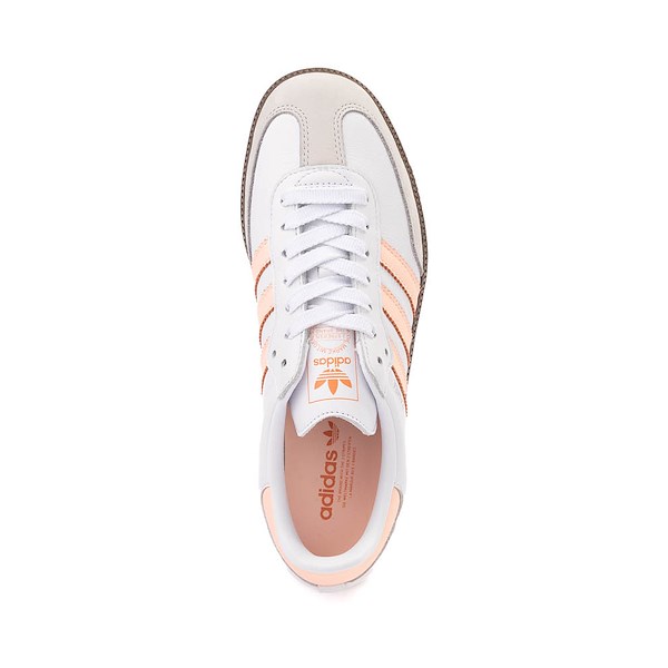 alternate view Womens adidas Samba OG Athletic Shoe - White / Clear Orange / Semi Coral / GumALT2