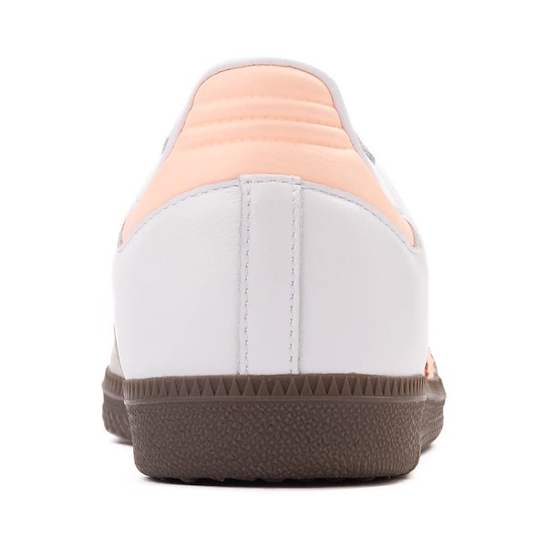 alternate view Womens adidas Samba OG Athletic Shoe - White / Clear Orange / Semi Coral / GumALT4