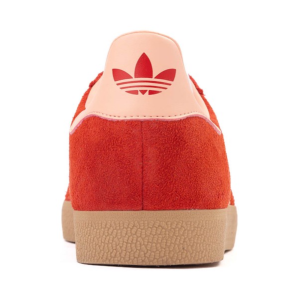 alternate view Womens adidas Gazelle Athletic Shoe - Better Scarlet / Glow Pink / Gold MetallicALT4