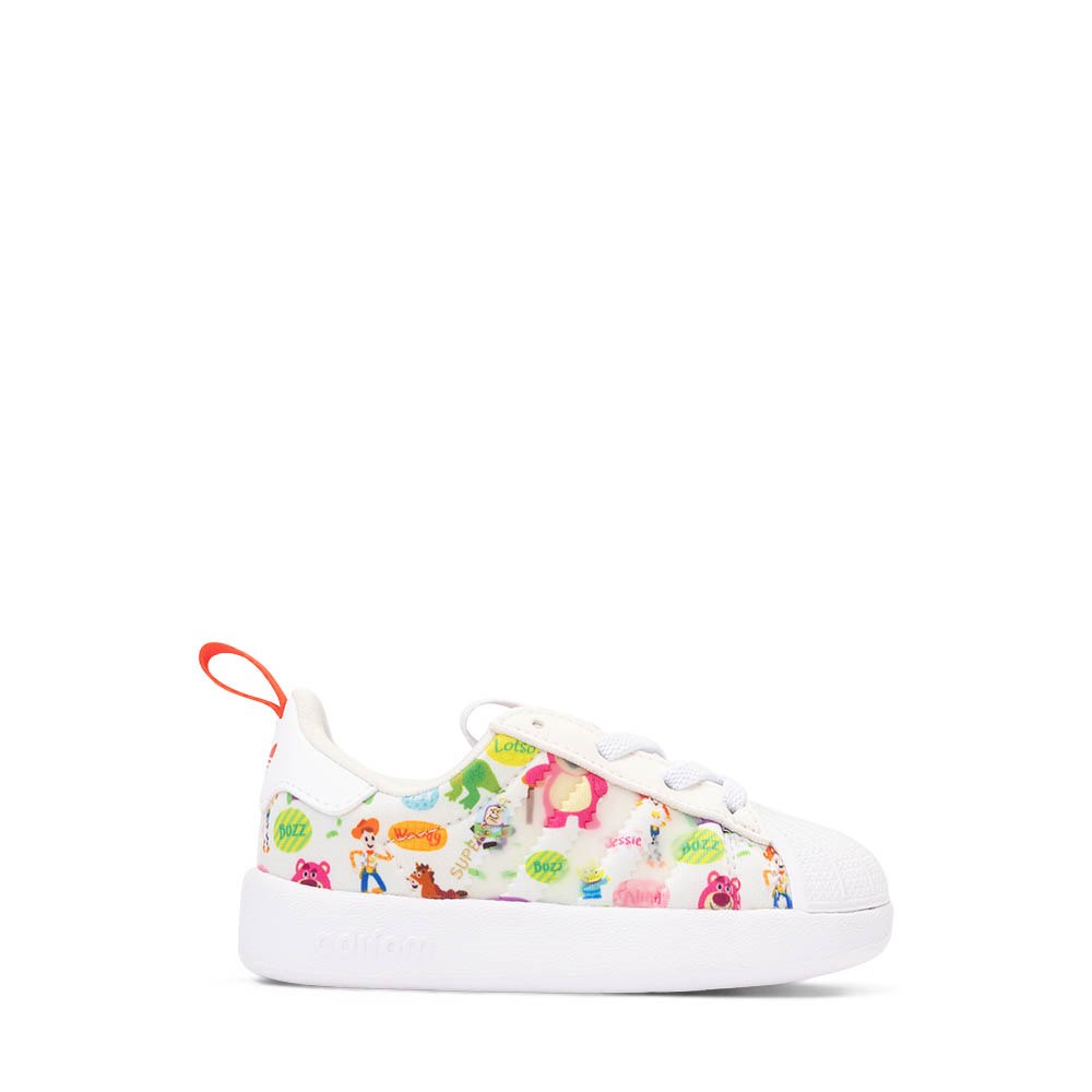 adidas Disney Pixar Toy Story adiFOM Superstar 360 Athletic Shoe - Baby / Toddler - Off White / White