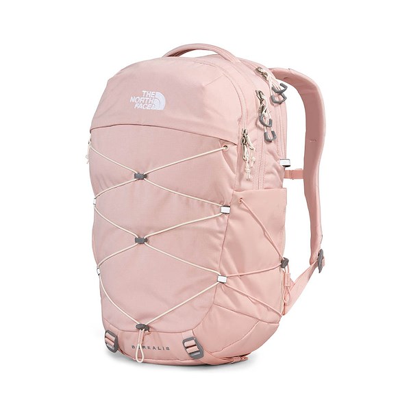 alternate view Womens The North Face Borealis Backpack - Pink Moss Dark Heather / Gardinia WhiteALT4