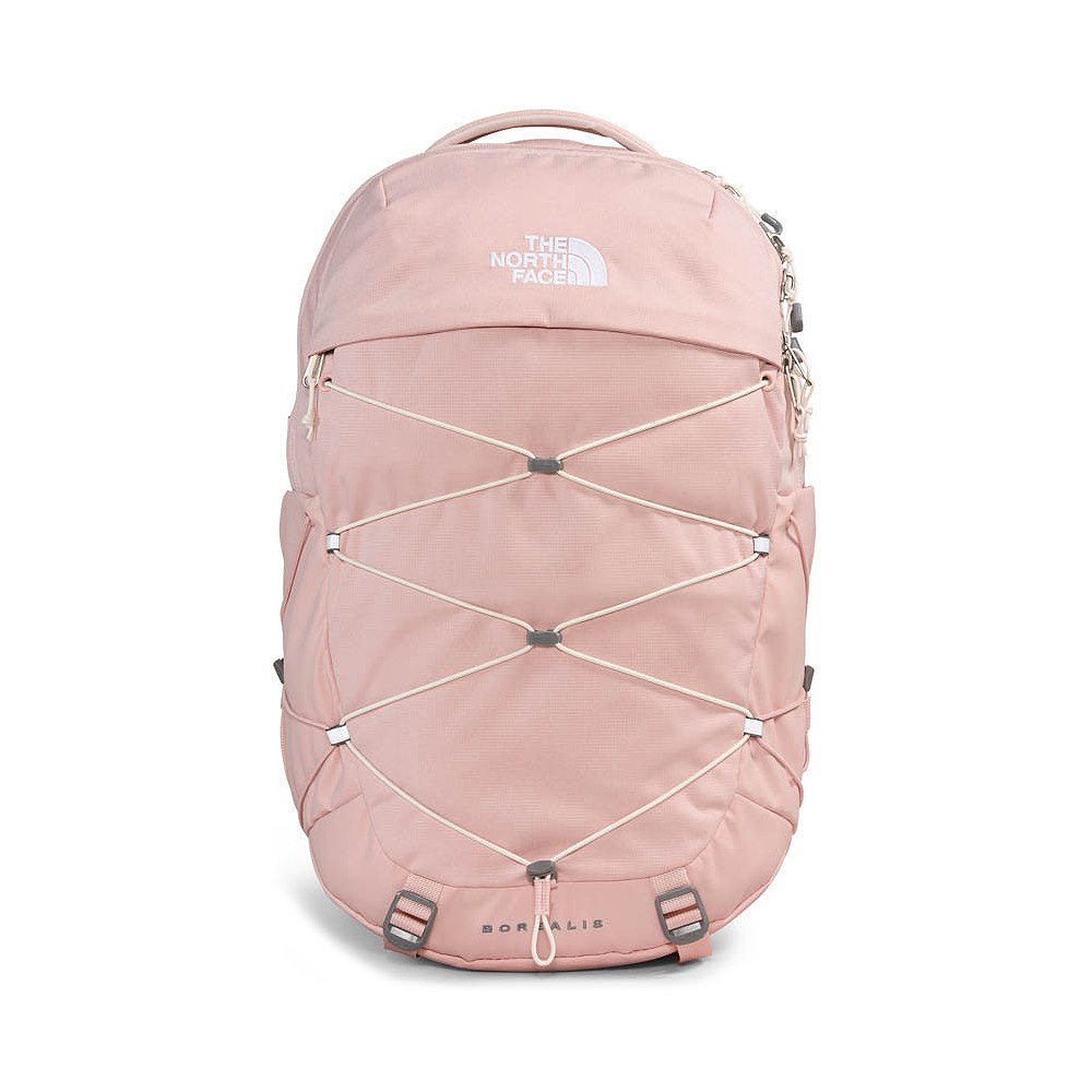Womens The North Face Borealis Backpack - Pink Moss Dark Heather / Gardinia White