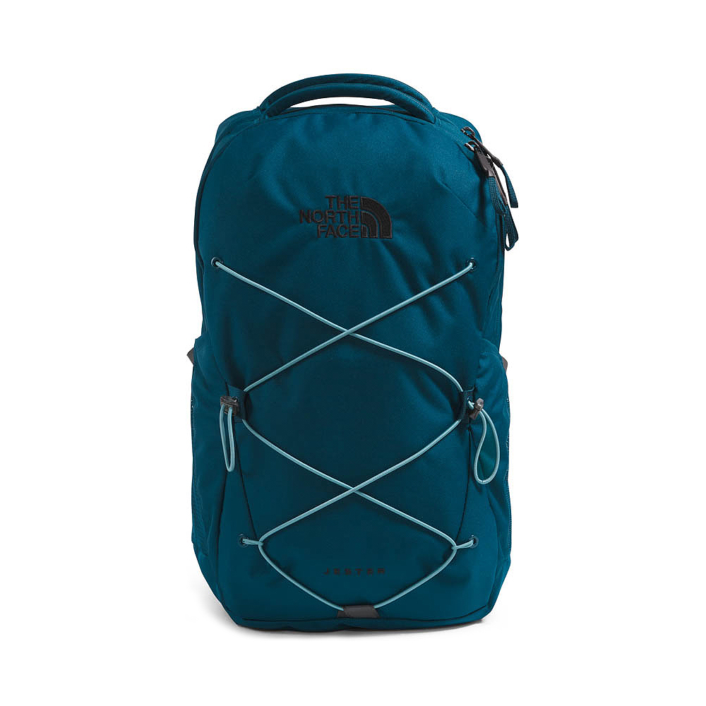 Black and teal north face backpack online