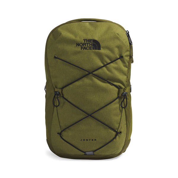 The North Face Jester Backpack - Forest Olive Light Heather / TNF Black