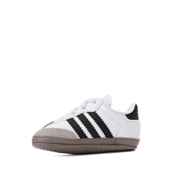 alternate view adidas Samba Crib Shoe - Baby - White / Core Black / Clear GraniteALT1