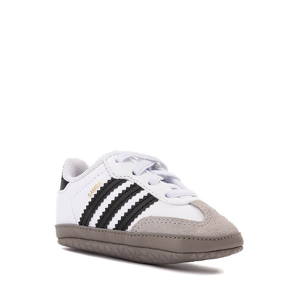 alternate view adidas Samba Crib Shoe - Baby - White / Core Black / Clear GraniteALT5
