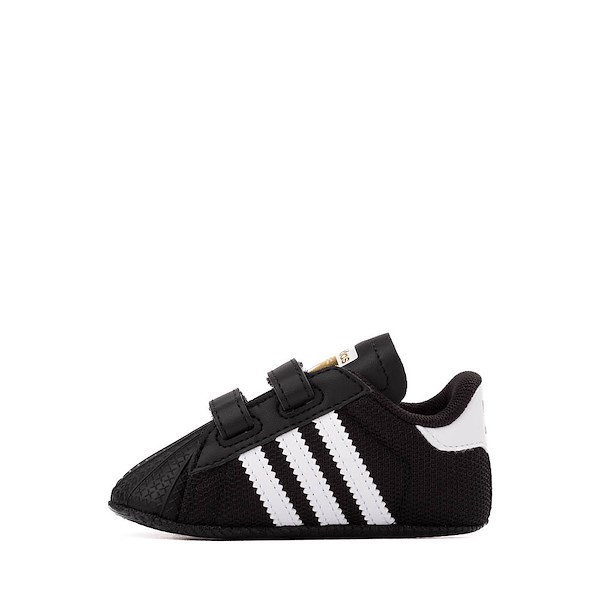 alternate view adidas Superstar II Crib Shoe - Baby - Core Black / White / Gold MetallicALT1