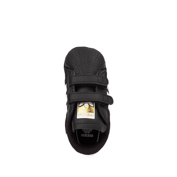 alternate view adidas Superstar II Crib Shoe - Baby - Core Black / White / Gold MetallicALT2