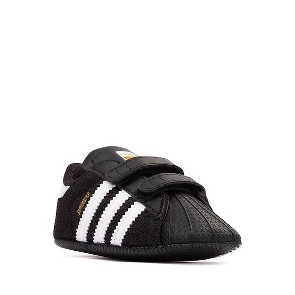 alternate view adidas Superstar II Crib Shoe - Baby - Core Black / White / Gold MetallicALT5