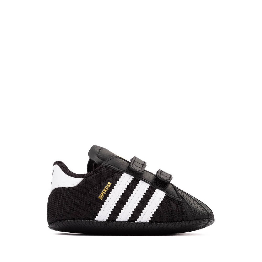 adidas Superstar II Crib Shoe - Baby - Core Black / White / Gold Metallic