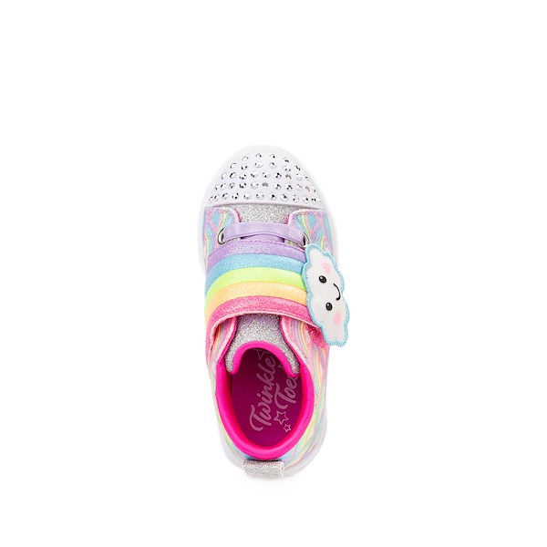 alternate view Skechers Twinkle Toes®: Twinkle Sparks Cloud Cutie Sneaker - Toddler - MulticolorALT2
