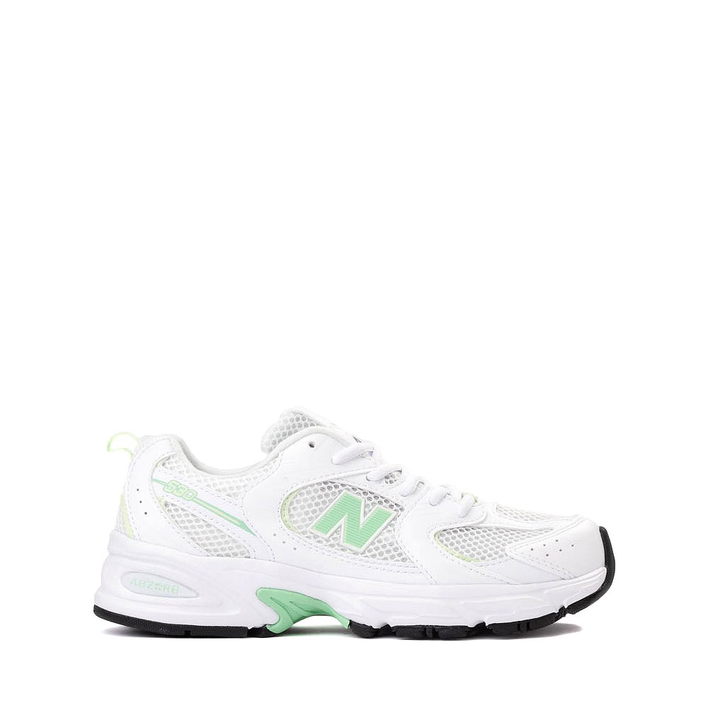 New Balance 530 Athletic Shoe - Big Kid - White / Melon Water