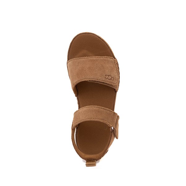 alternate view UGG® Goldenstar Sandal - Little Kid / Big Kid - ChestnutALT2