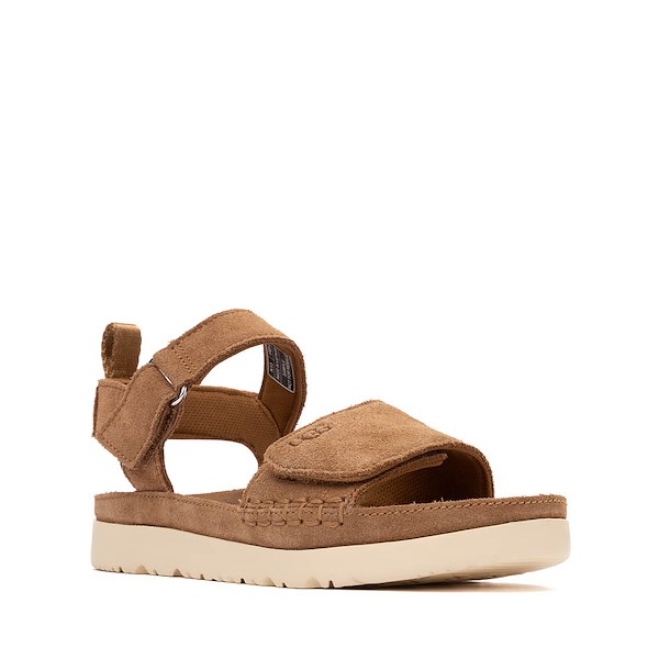 alternate view UGG® Goldenstar Sandal - Little Kid / Big Kid - ChestnutALT5