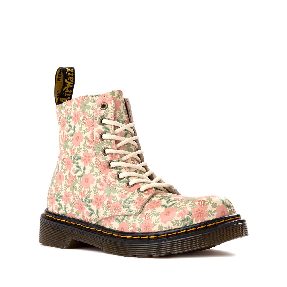 Dr. Martens 1460 8-Eye Pop Floral Boot - Little Kid / Big