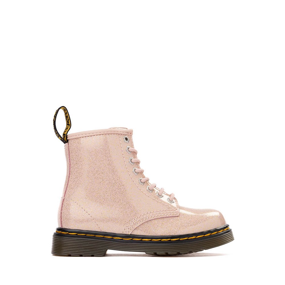 Dr. Martens 1460 8-Eye Glitter Boot - Toddler - Powder Pink Nebula