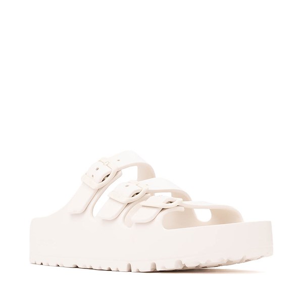 alternate view Womens Papillio by Birkenstock® Florida EVA Flex Platform Slide Sandal - EggshellALT5