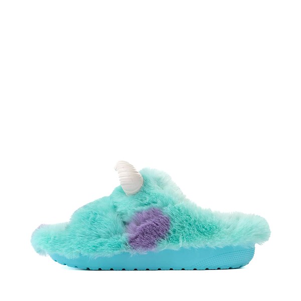 alternate view Disney and Pixar Monsters, Inc. Crocs Sulley Cozzzy Sandal - TurquoiseALT1