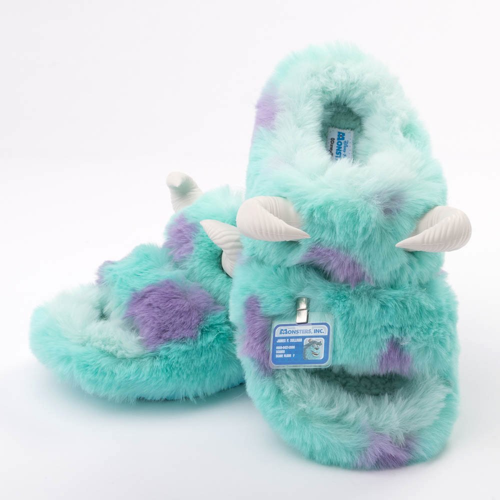 Disney and Pixar Monsters, Inc. Crocs Sulley Cozzzy Sandal - Turquoise