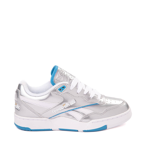 Womens Reebok x Angel BB 4000 II Basketball Shoe - Silver / Always Blue White