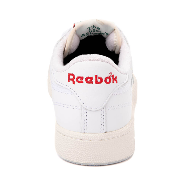 Mens Reebok Club C 85 Athletic Shoe White Chalk Victory Red Journeys