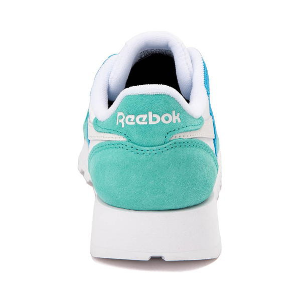 Womens Reebok Classic Leather Athletic Shoe White Unleashed Green