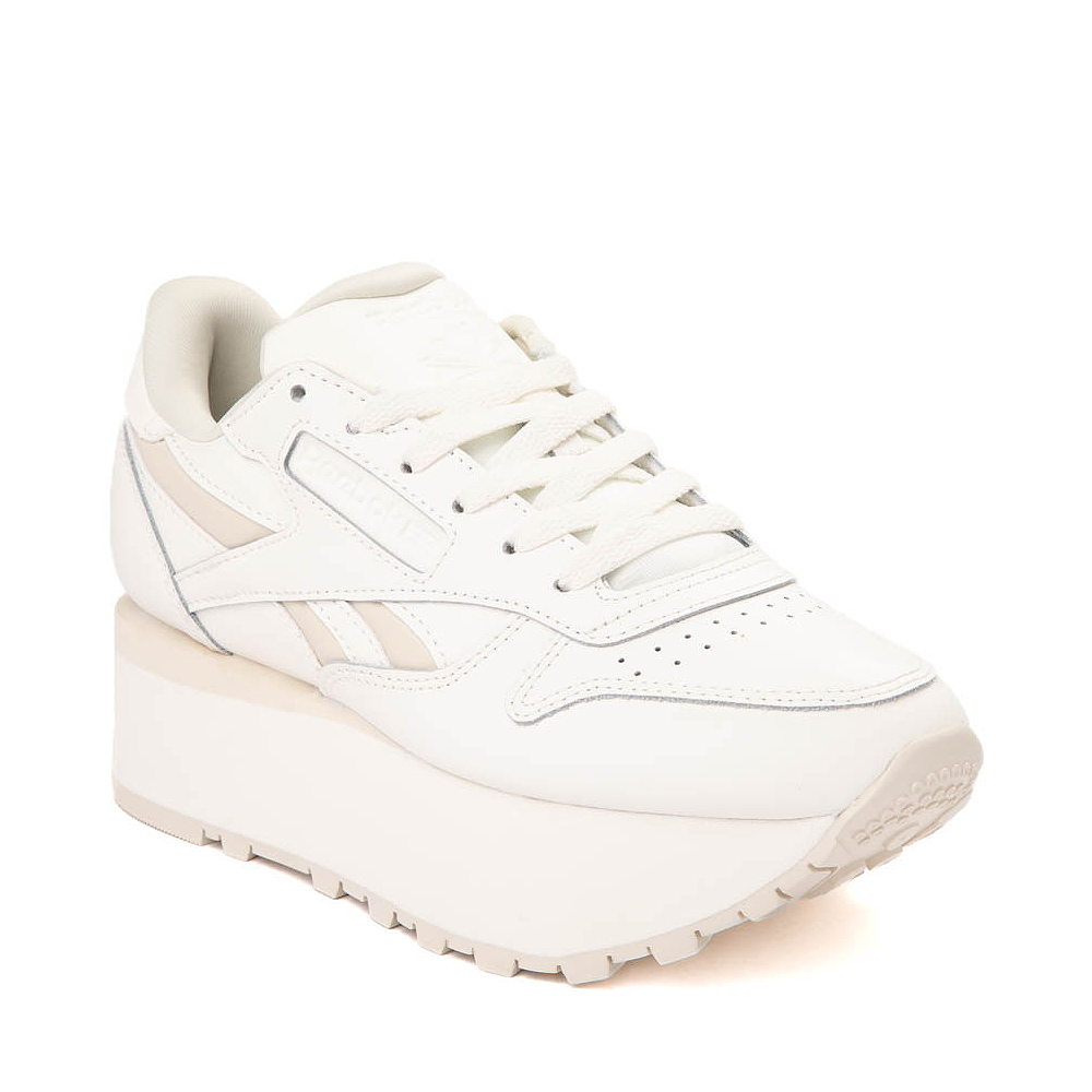 Womens Reebok Classic Leather Triple Lift Athletic Shoe - Chalk ...