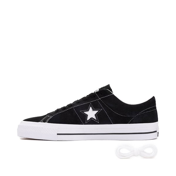 Converse CONS One Star Pro Suede Skate Shoe - Black / White