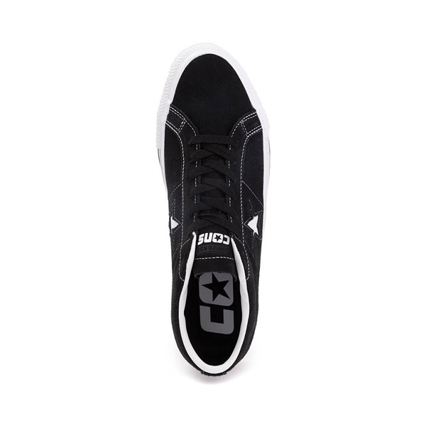 Converse CONS One Star Pro Suede Skate Shoe - Black / White