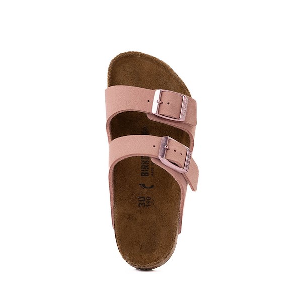 alternate view Birkenstock Arizona Slide Sandal - Big Kid - Pink ClayALT2