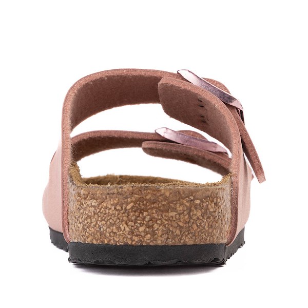 alternate view Birkenstock Arizona Slide Sandal - Big Kid - Pink ClayALT4