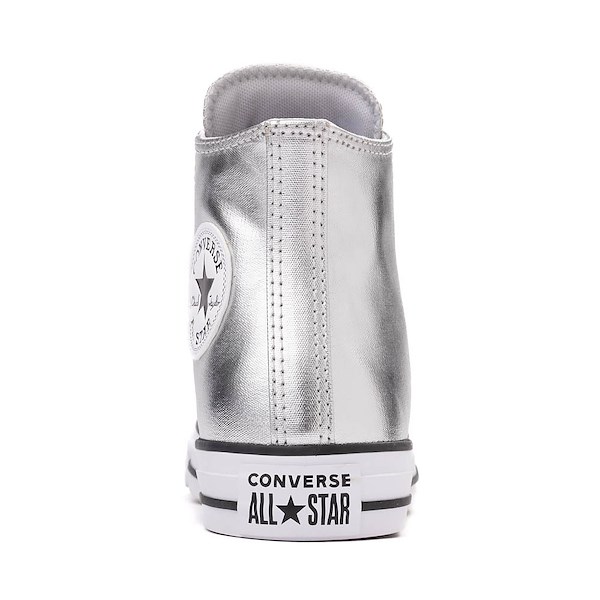 alternate view Converse Chuck Taylor All Star High-Top Metallic Sneaker - SilverALT4