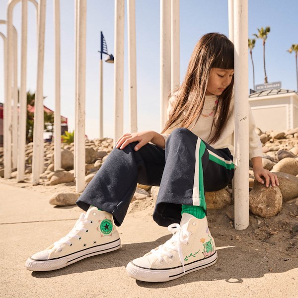 alternate view Converse Chuck Taylor All Star Frog Garden High-Top Sneaker - Little Kid - EgretALT1B