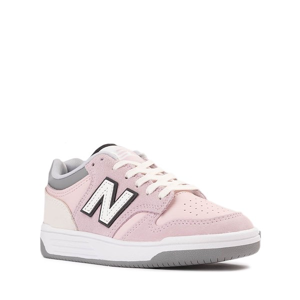 alternate view New Balance 480 Athletic Shoe - Little Kid - Twilight Haze / Rose SugarALT5