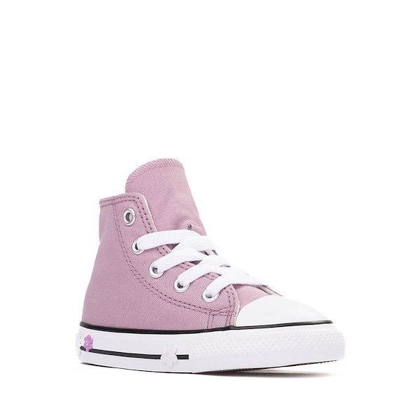 alternate view Converse Chuck Taylor All Star Flower High-Top Sneaker - Baby / Toddler - OrchidALT5