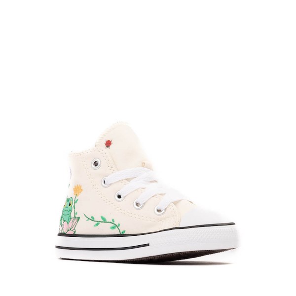 alternate view Converse Chuck Taylor All Star Hi Frog Garden Sneaker - Baby / Toddler - EgretALT5