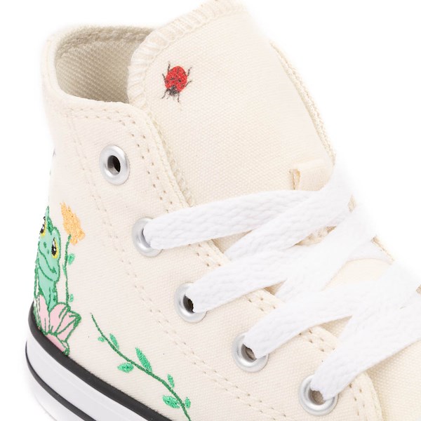 alternate view Converse Chuck Taylor All Star Hi Frog Garden Sneaker - Baby / Toddler - EgretALT5B