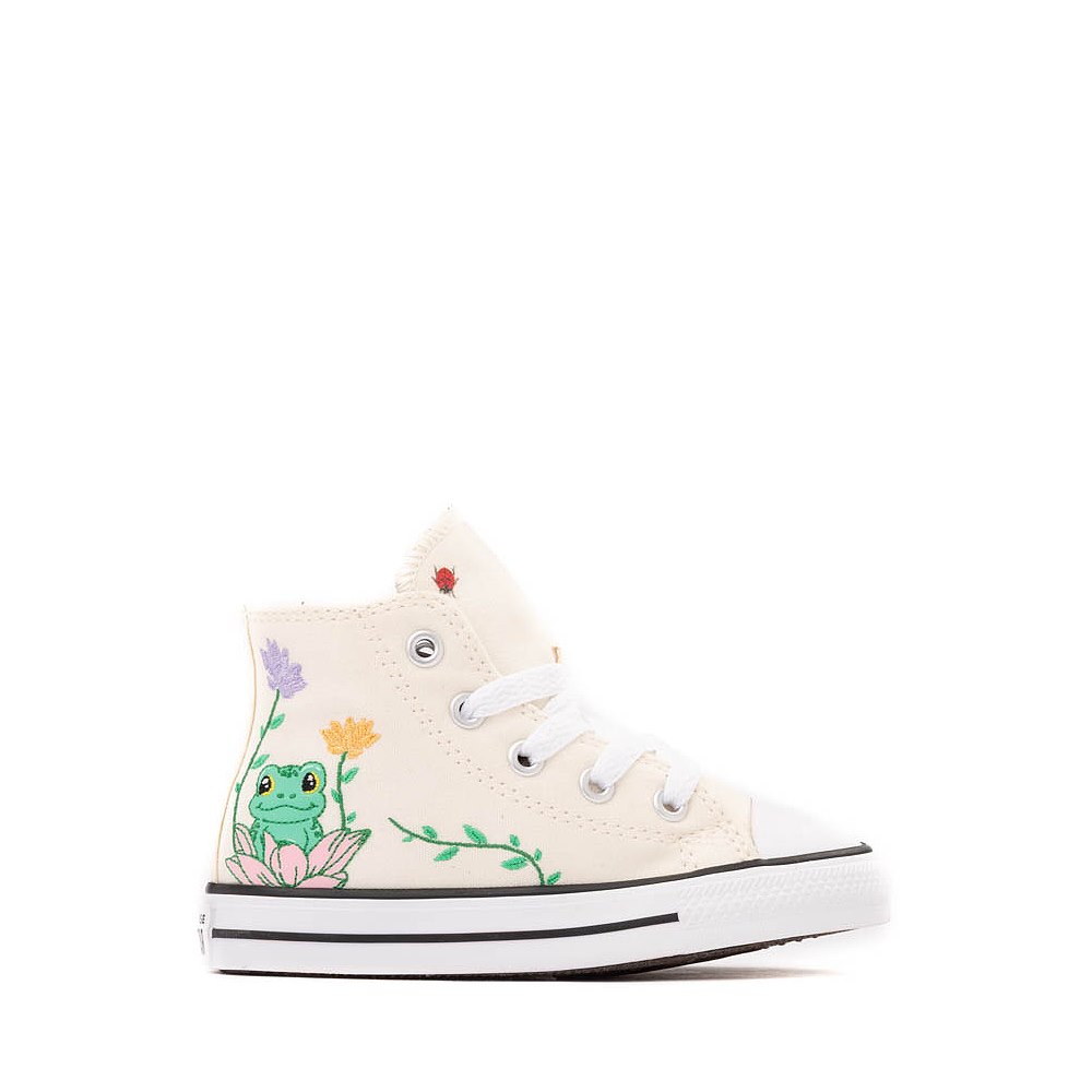 Converse Chuck Taylor All Star Hi Frog Garden Sneaker - Baby / Toddler - Egret