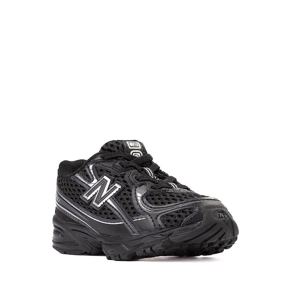 alternate view New Balance 740 Athletic Shoe - Baby / Toddler - Black / Silver MetallicALT5