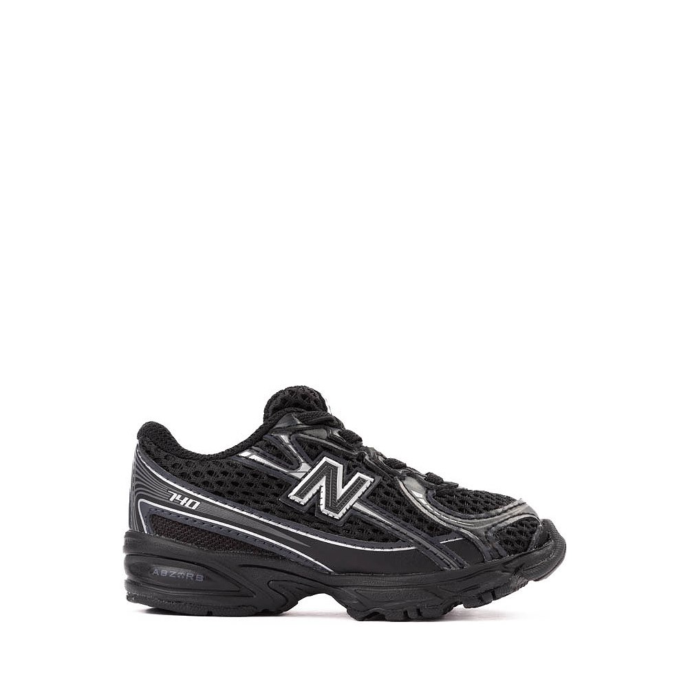 New Balance 740 Athletic Shoe - Baby / Toddler - Black / Silver Metallic