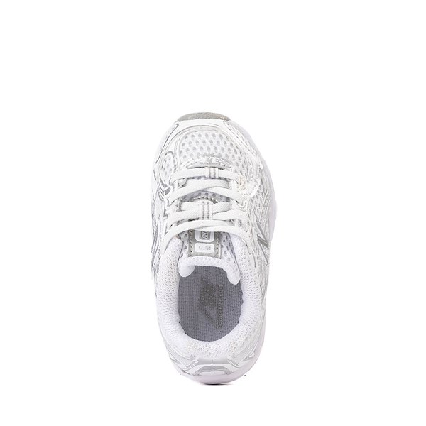 alternate view New Balance 740 Athletic Shoe - Baby / Toddler - White / Silver MetallicALT2