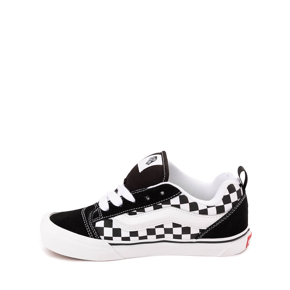 Vans Knu Skool Checkerboard Skate Shoe - Big Kid - Black