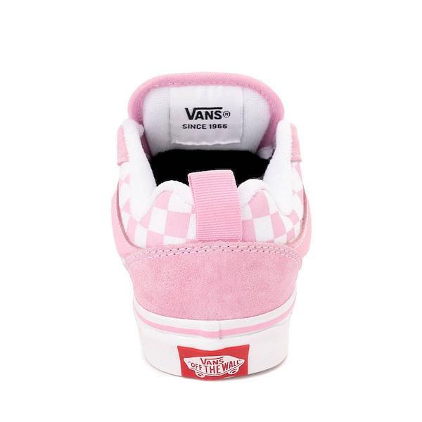 Vans Knu Skool Checkerboard Skate Shoe Little Kid Pink White