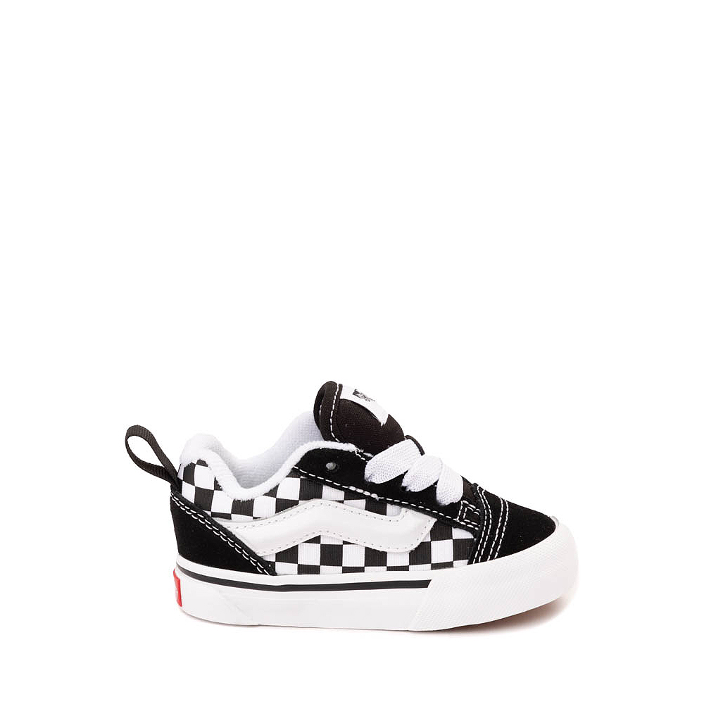 Vans Knu Skool Checkerboard Skate Shoe Baby Toddler Black White Journeys