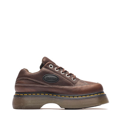 Main view of Womens Dr. Martens Buzz 5-Eye Platform Casual Shoe - Dark Brown