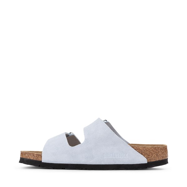 alternate view Womens Birkenstock Arizona Soft Footbed Slide Sandal - Baby BlueALT1