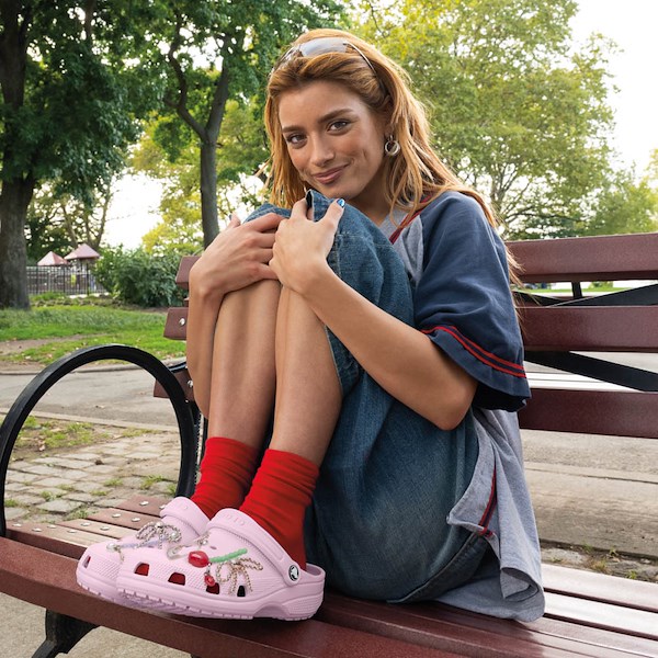 alternate view Crocs Classic Clog - Pink MilkALT1B