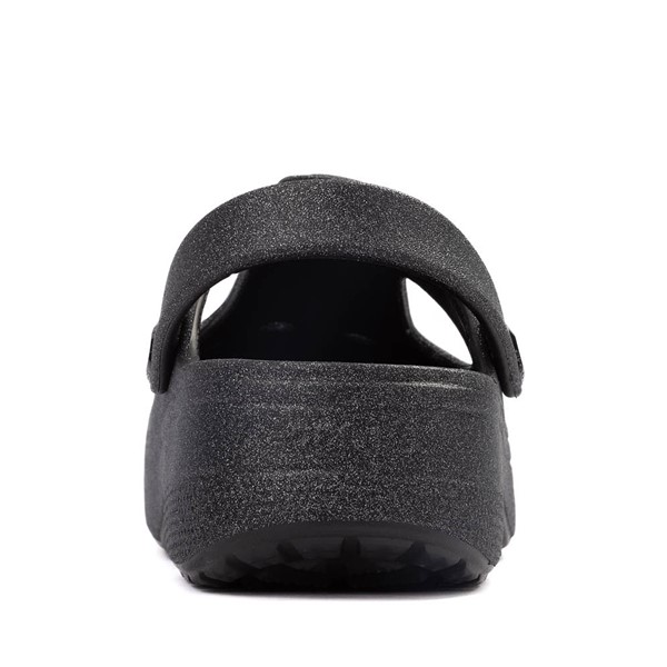 alternate view Crocs Classic Mary Jane Glitter Clog - Baby / Toddler - BlackALT4